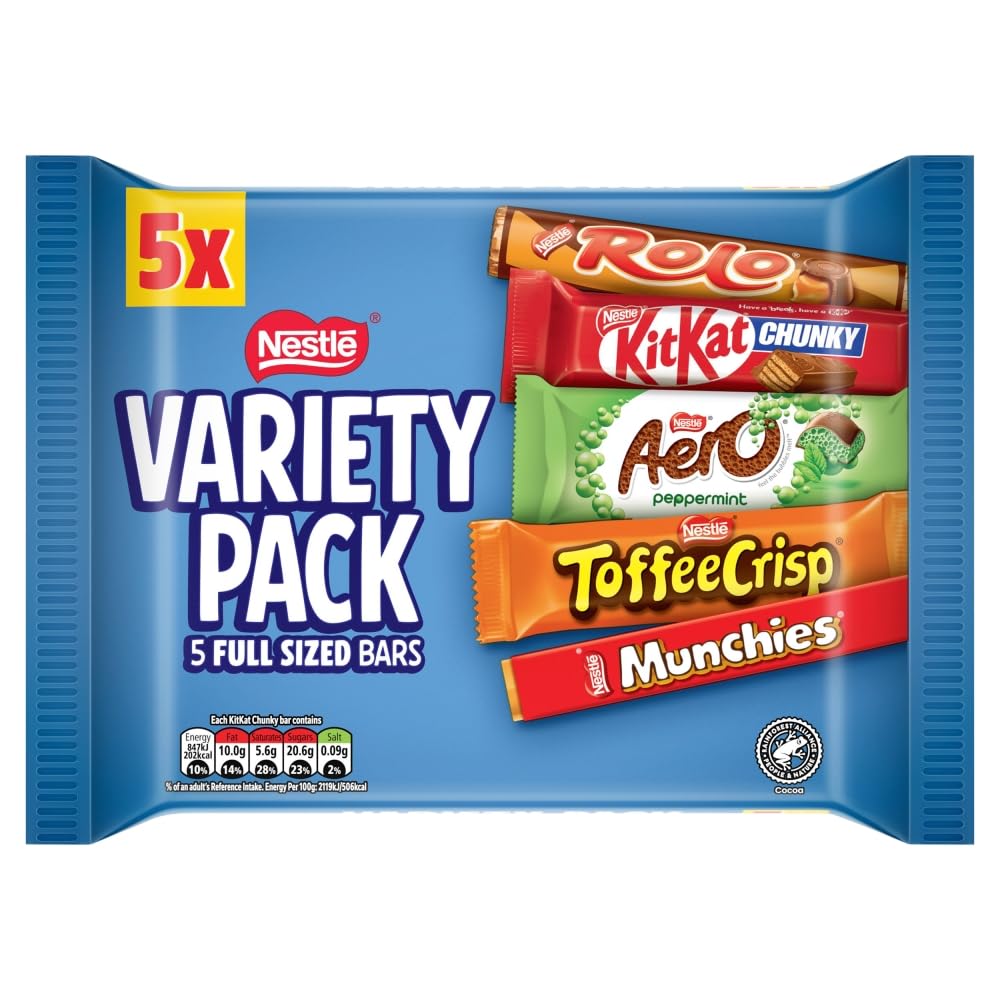 Nestle Variety Multipack Milk Chocolate Bars 218G 12591902