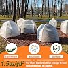 Gardzen Garden Hoops and 10ftx30ft Plant Covers for Winter Freeze Protection, 1.5oz Floating Row Covers, Frost Blankets for Outdoor Plants