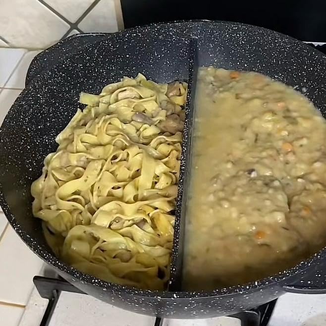 Padella Duo 32cm in Pietra lavica, artigianale Made in Italy con rivestimento antiaderente naturale per cottura ottimale antigraffio per gas e forno