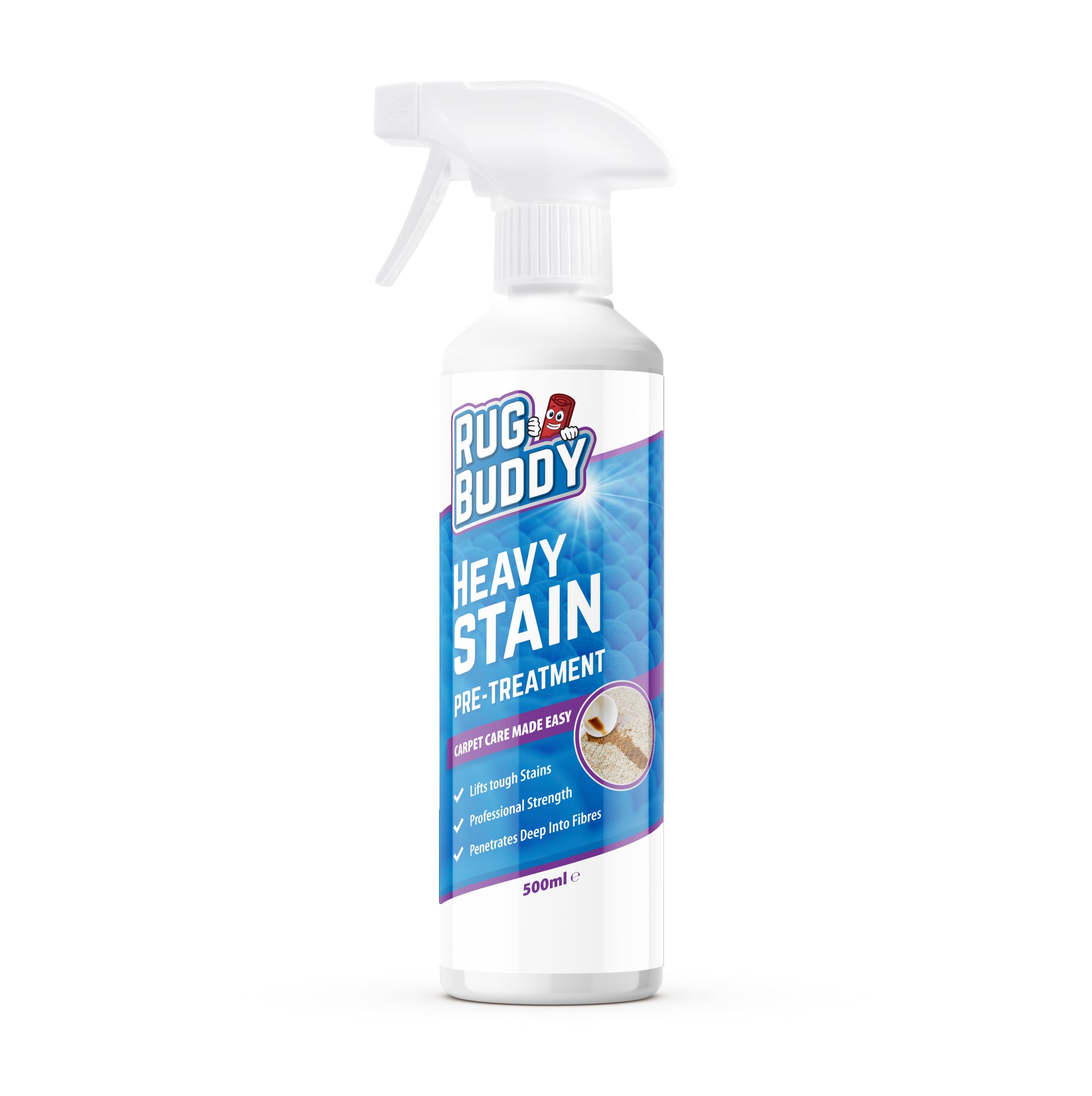 Rug Buddy - Heavy Stain Pre Treatment for Carpet and Upholstery - 500ml