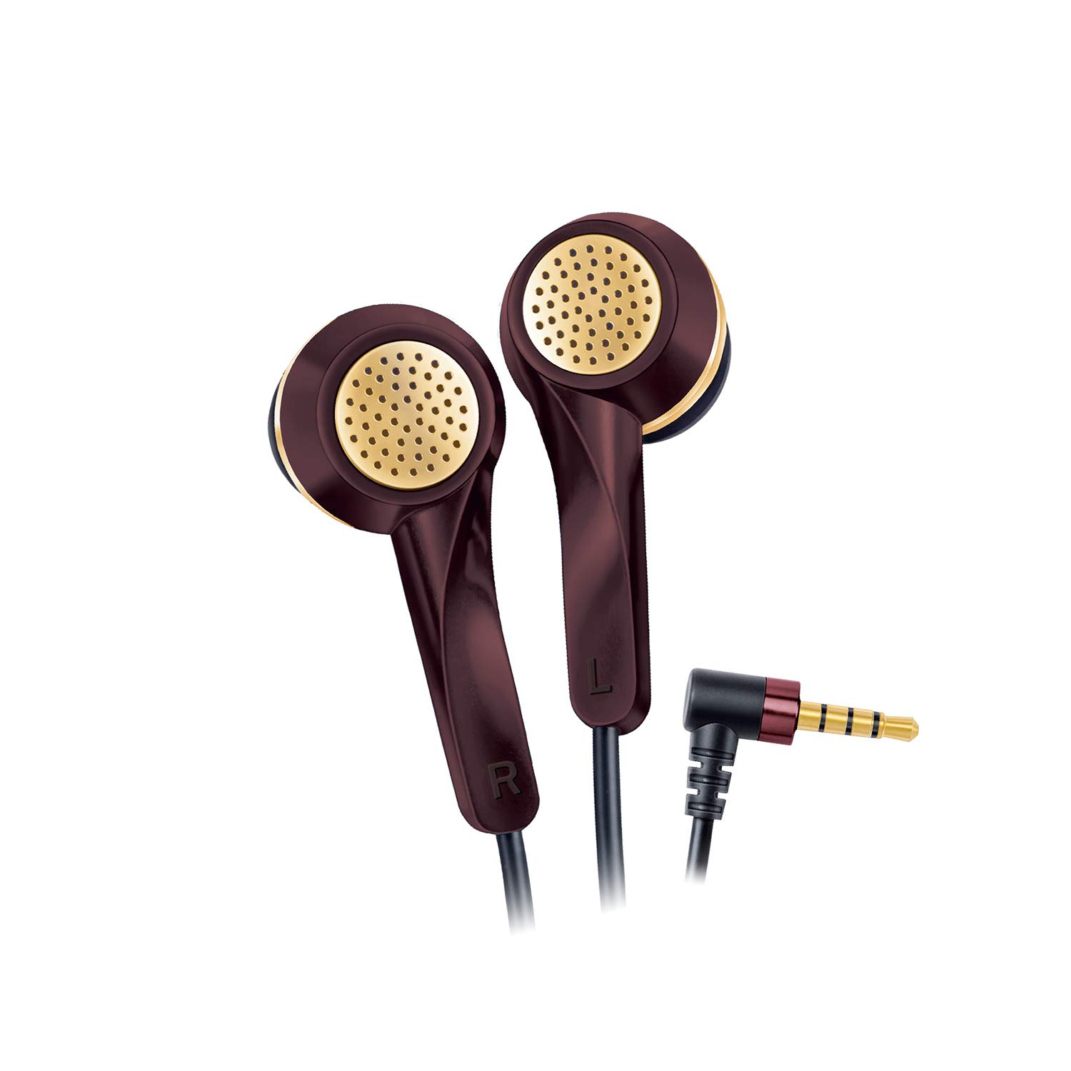 FINGERS SoundGlitz Wired in Ear Earphones with Built in Mic (Burgundy + Gold) (B091TFSBF8) Amazon Price History, Amazon Price Tracker