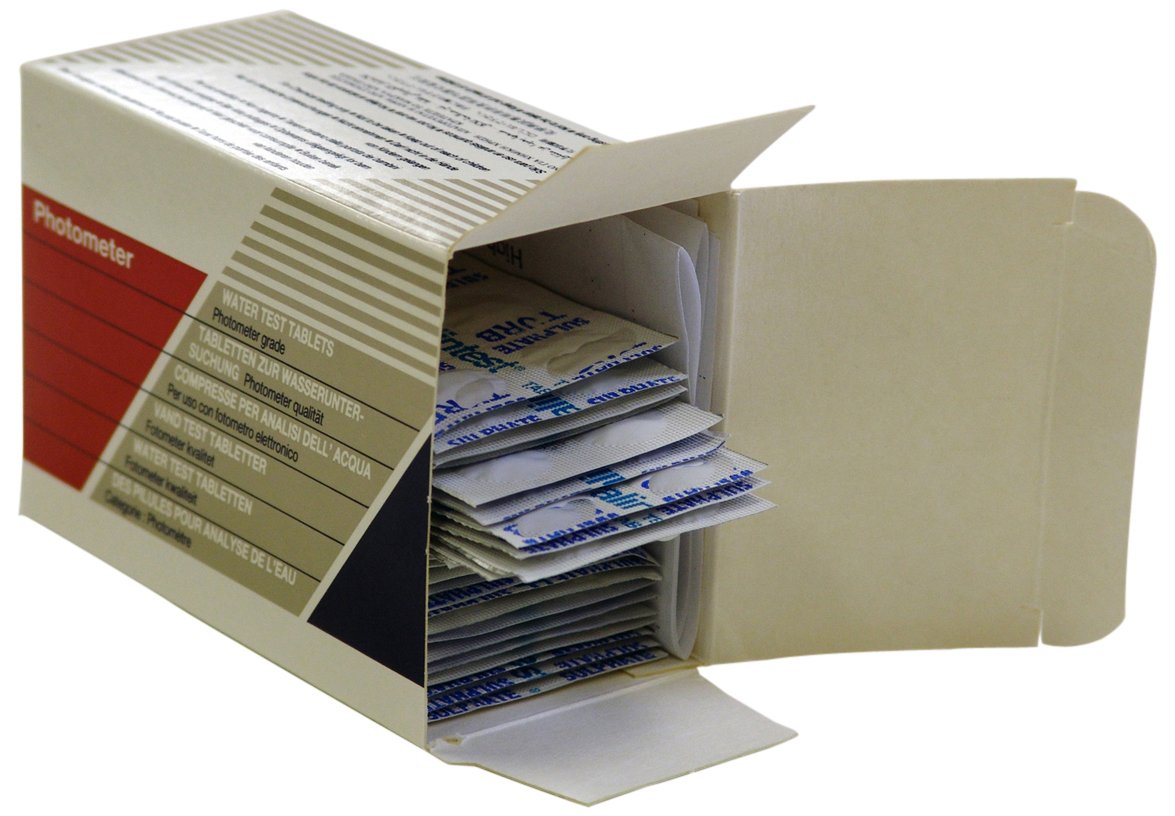 YSI YAP188 Alkalinity Total Replacement Reagent Photometer Test Kit, 0 to 500 (CaCO3) Range (Pack of 250 tests)