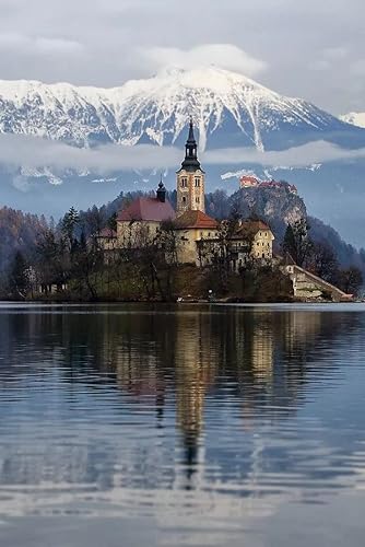 Lake Bled Eslovenia Puzzle-1000 Piezas Creativo Naturaleza Paisaje Duro Puzzle Madera Rompecabezas
