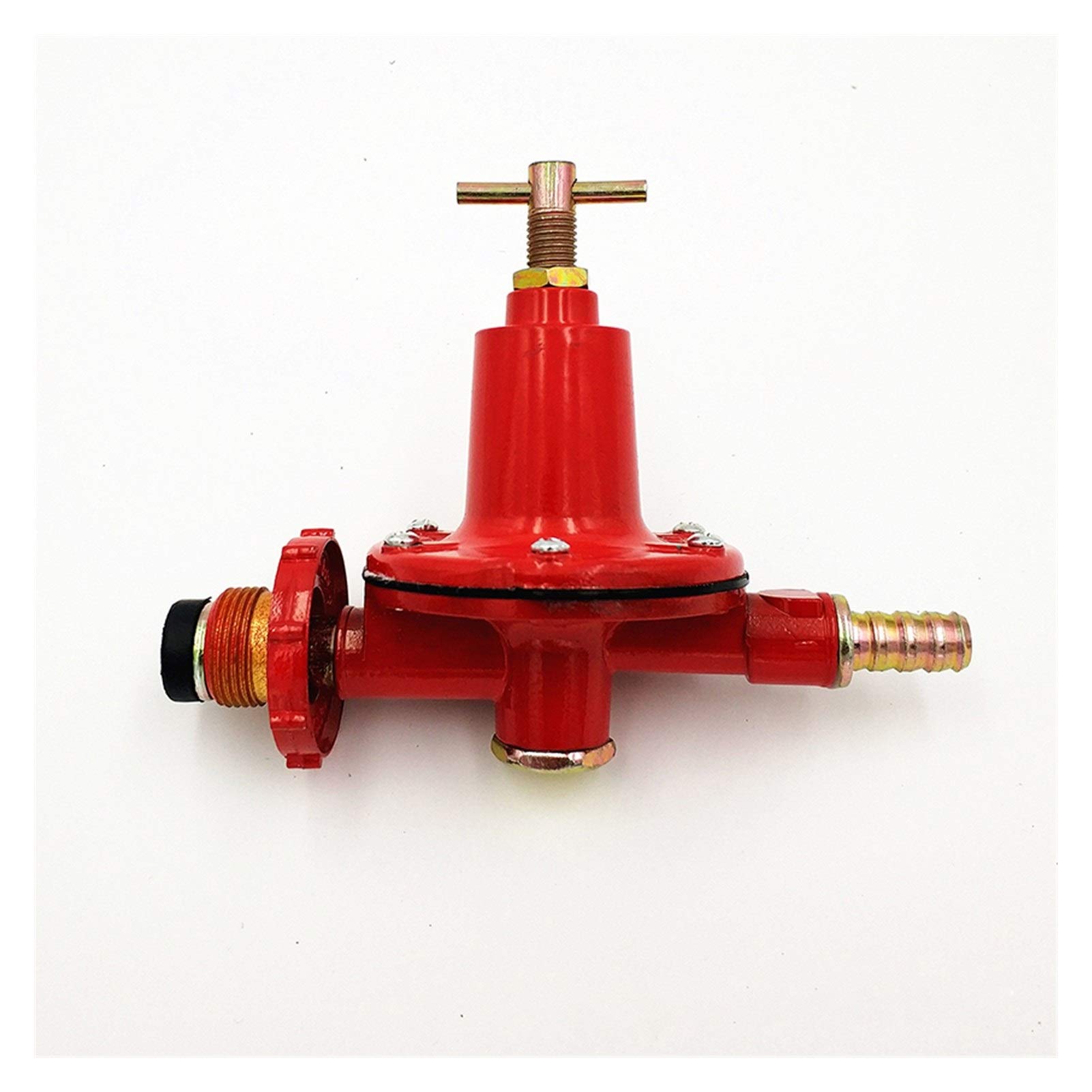 La réduction de la Pression du régulateur Valve LP Peut Ajuster Le gaz liquéfié Moyen de Pression Valve for Griller, Rouge,Matériau Durable