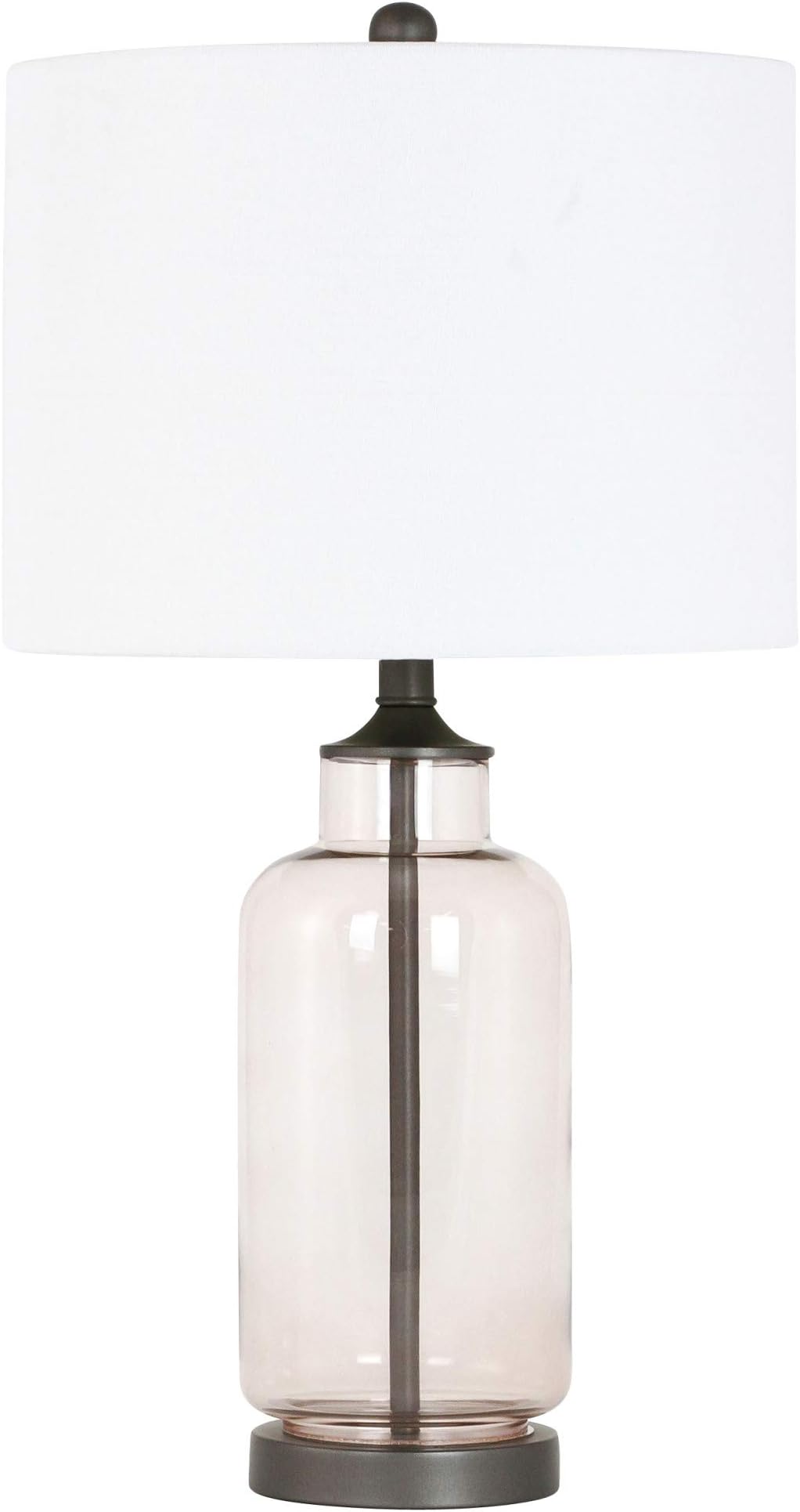 Aspire Home Accents 4929 Monroe Glass Table Lamp - Clear