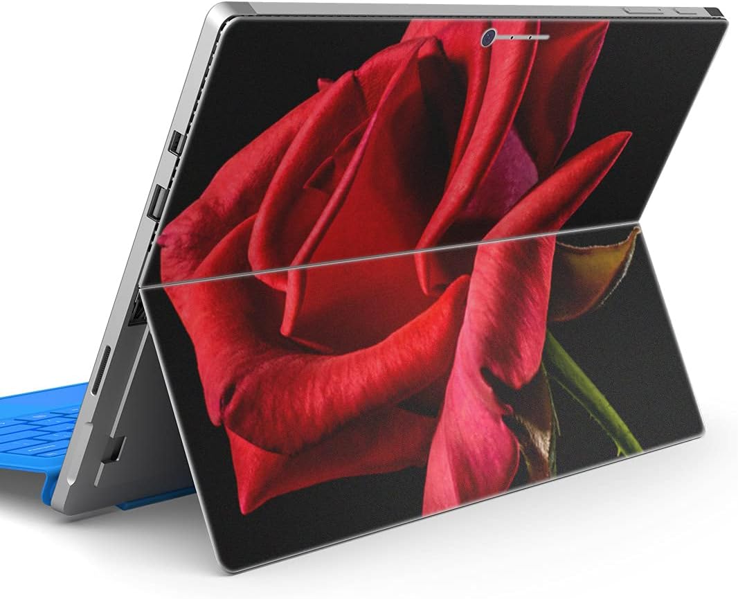 Surface Pro7 19 Pro6 Pro17 Pro4 専用 スキンシール Igsticker サーフェス ノートブック アクセサリー フィルム 付与 ステッカー 写真 ノートパソコン 0130 保護 カバー バラ ケース