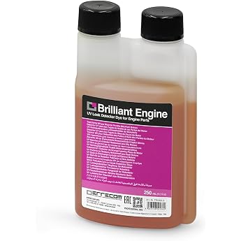 Errecom Brilliant Engine UV Leak Detector for Oil Leak Detection in Engine Parts 250ml Bottle