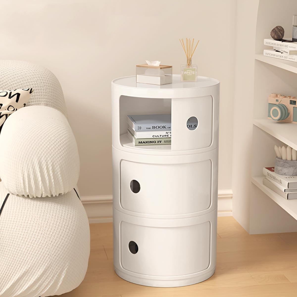Amazon｜【WNJAPAN】コンポニビリ 3段 収納家具 チェスト 完成品 