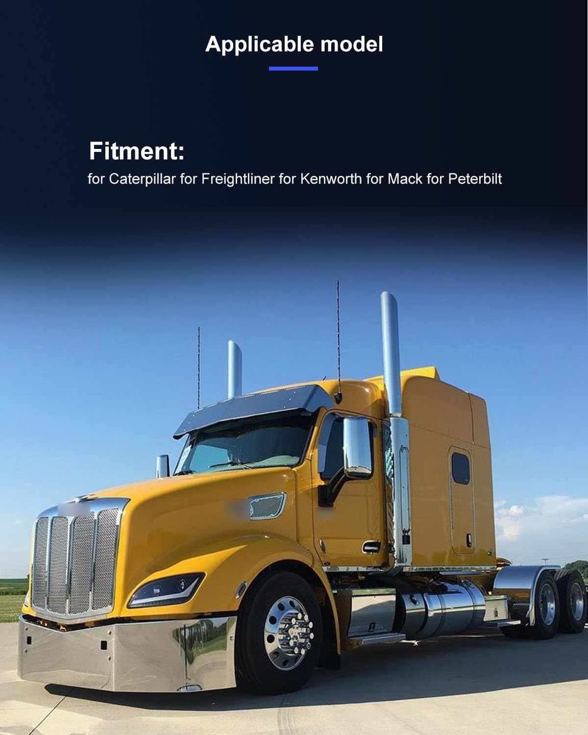 ECCPP AC Compressor for Caterpillar for Freightliner for Kenworth for Mack for Peterbilt Air Conditioning Compressor Rapid Cooling