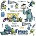 Roommates Rmk2243Scs Monsters University Peel And Stick Wall Decals