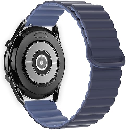 Correa de 0.866 pulgadas compatible con Samsung Galaxy Watch 3 de 1.772 pulgadasWatch 1.872 pulgadasGear S3 ClassicFrontier, correa de silicona