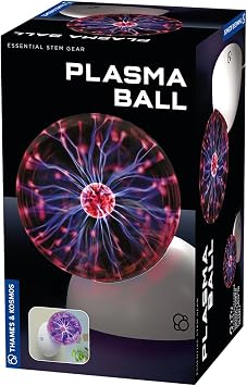 Thames & Kosmos Plasma Ball, Essential STEM Tools, Learning Resources for Physics, STEM Toys for Science Experiments, Age 14+