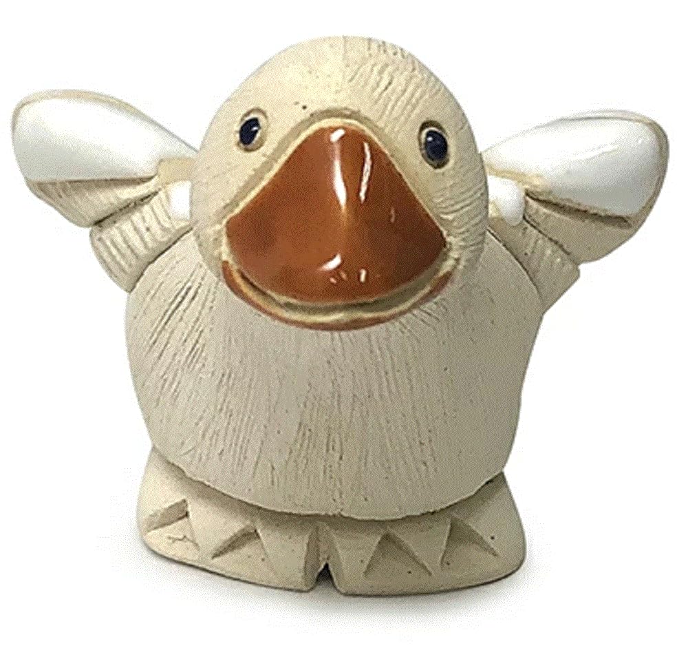 Amazon.co.jp: リンコナダ ガチョウ子供 94A 陶器 動物 置物 鳥 アヒル 