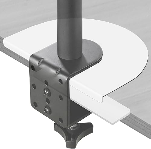 VIVO Placa de montaje de soporte de refuerzo de acero para superficies de mesa delgadas, de vidrio y otras frágiles, compatible con la mayoría de