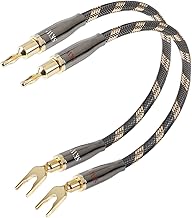 SKW HiFi Speaker Bridge with Forks, 20 cm, 2 Pieces