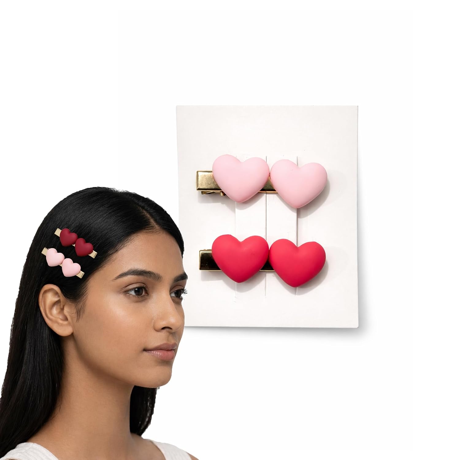Heart Shaped Hair Clip Claw Clips For Women & Girls, Hair Clutcher For Women Stylish, Hair Clips For Girls Accessories, Sm... - Review, Price and Buying Guide