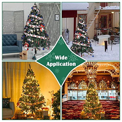 Snapklik.com : Yescom 6 Ft Artificial Christmas Tree & 20 LED Pine Cone ...