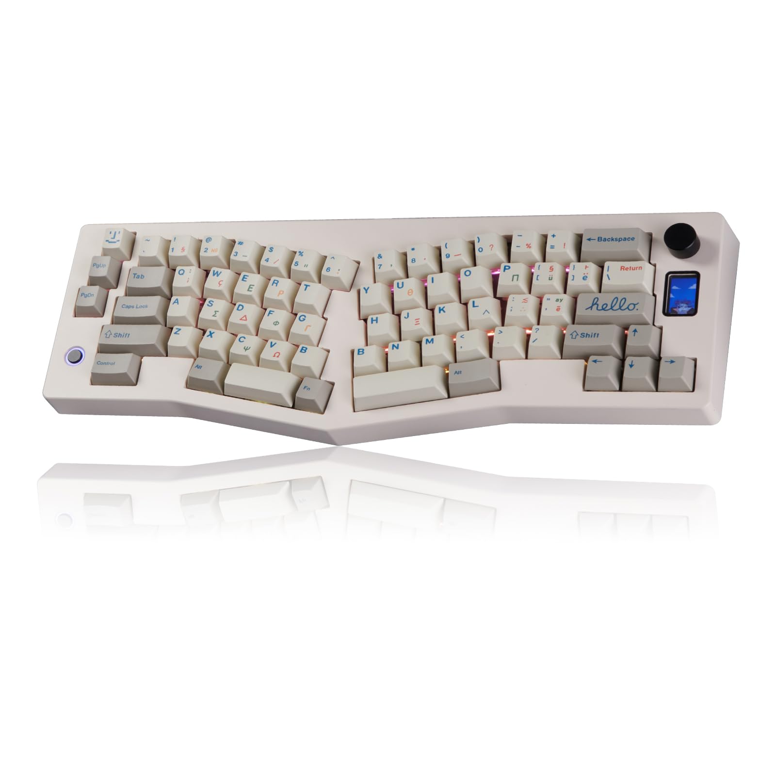 Buy CIDOO ABM066 Alice Keyboard Hot Swappable Mechanical Keyboard RGB ...