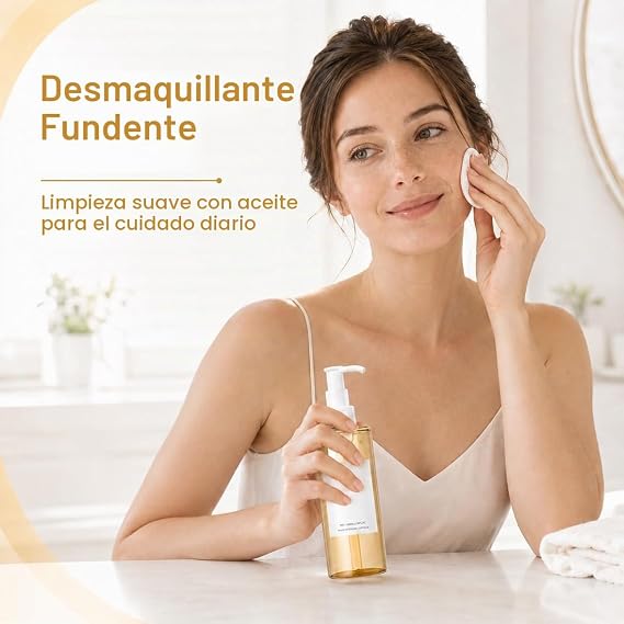 2 Pieces Facial Care Set with Centella Oil Cleansing Oil Facial Cleanser Gentle and Light for Sensitive and Acne Prone Skin