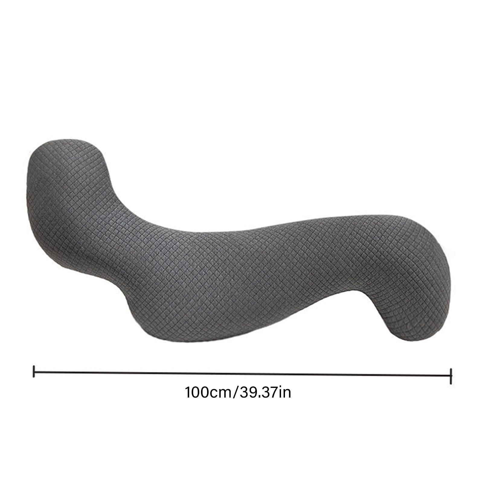 Almohada Suave De 80 Cm para Abrazar Cuerpo Cojines Diseño Ergonómico Soporte Mujeres Embarazadas Niños Alivio La Ansiedad Fácil Limpieza Almohada Ergonómica Felpa