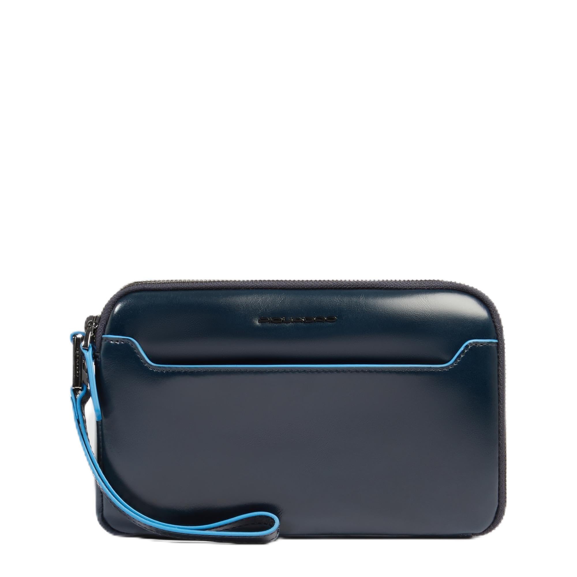 PIQUADRO Pochette uomo a tre scomparti | Cinturino da polso, Protezione antifrode, Tasche interne, Ufficio, Trasferte