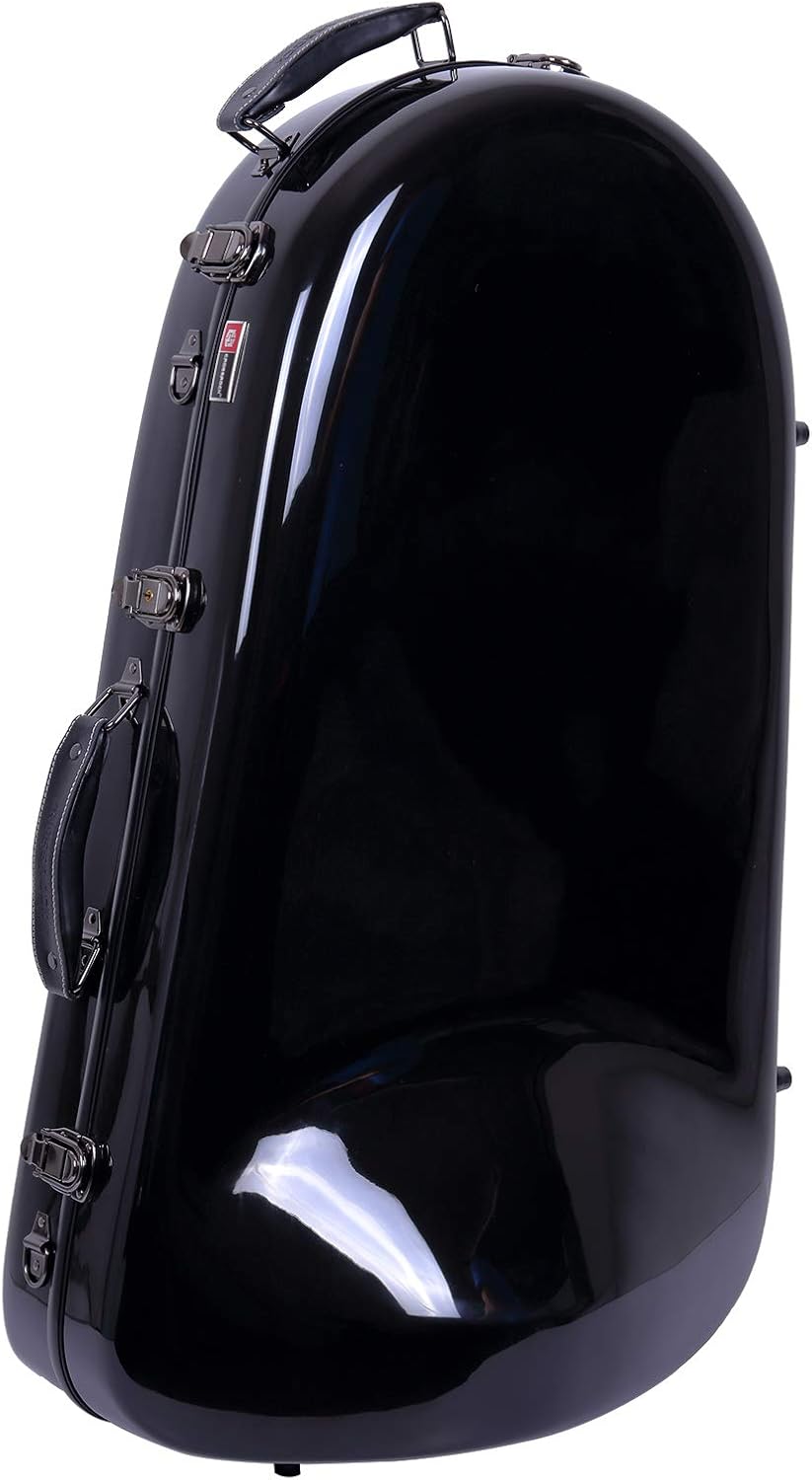Crossrock French Horn Case, Fiberglass Hardshell Bell Detachable Hard Case With Backpack Straps, Black (CRF1000FHDBK): Musical Instruments