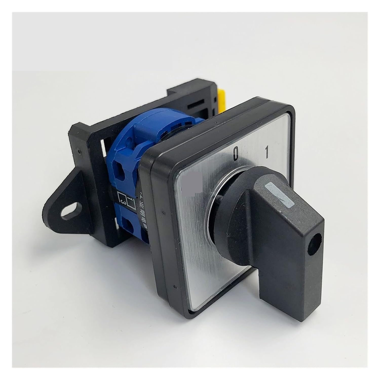 YMW26-20/1 DIN Mounted Rotary Knob Selector Multi Position 20A 1 Pole 4 Terminals Control Circuit LW26-20 Changeover Cam Switch(0-1 DIN) Controls Switches
