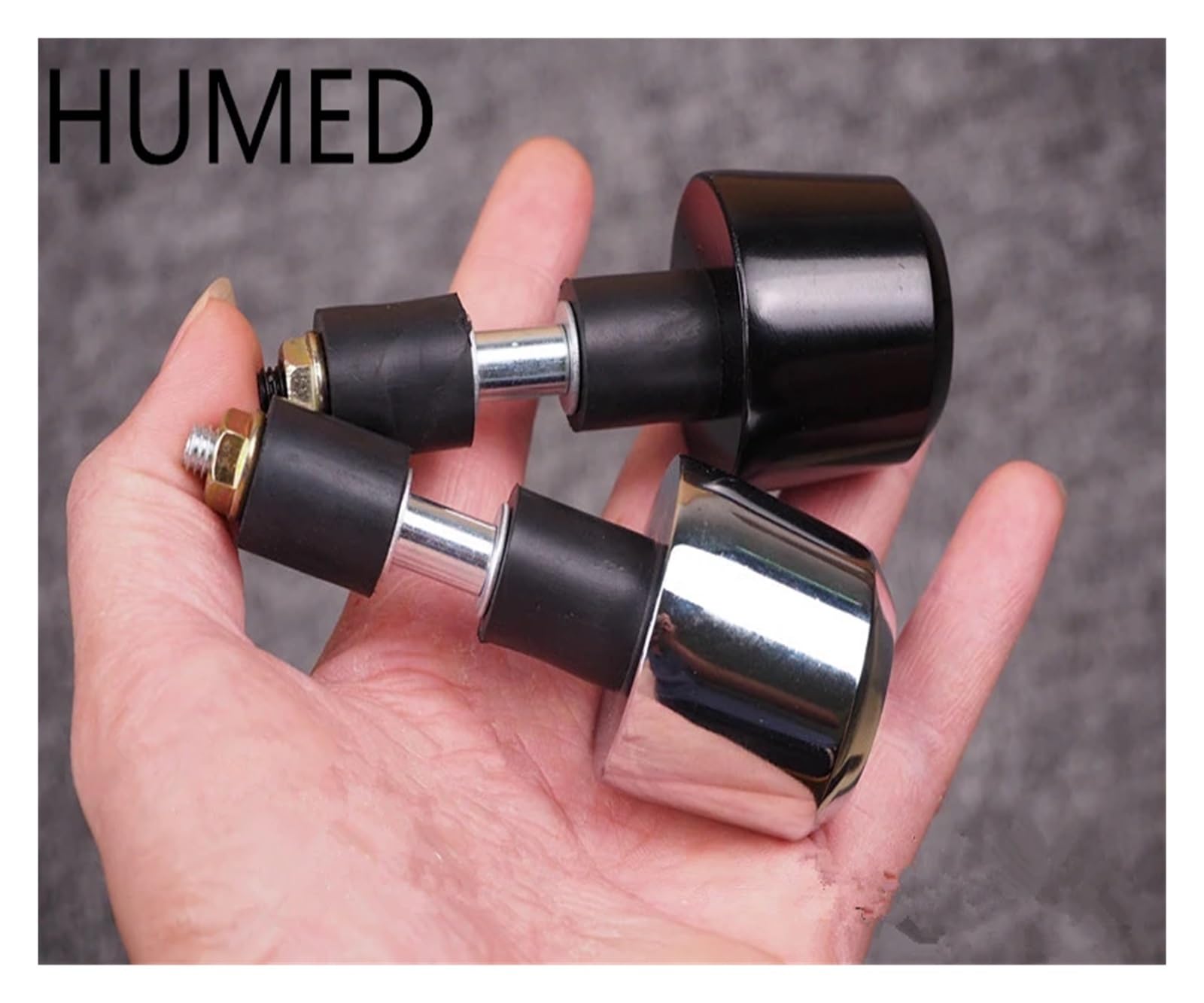 1 Paar Vintage Universal Motorrad Lenker Ende 7/8 "22mm Lenker Enden Abdeckung Für Motocross Grip Cap Plugs Slide Lenkerenden Steckers