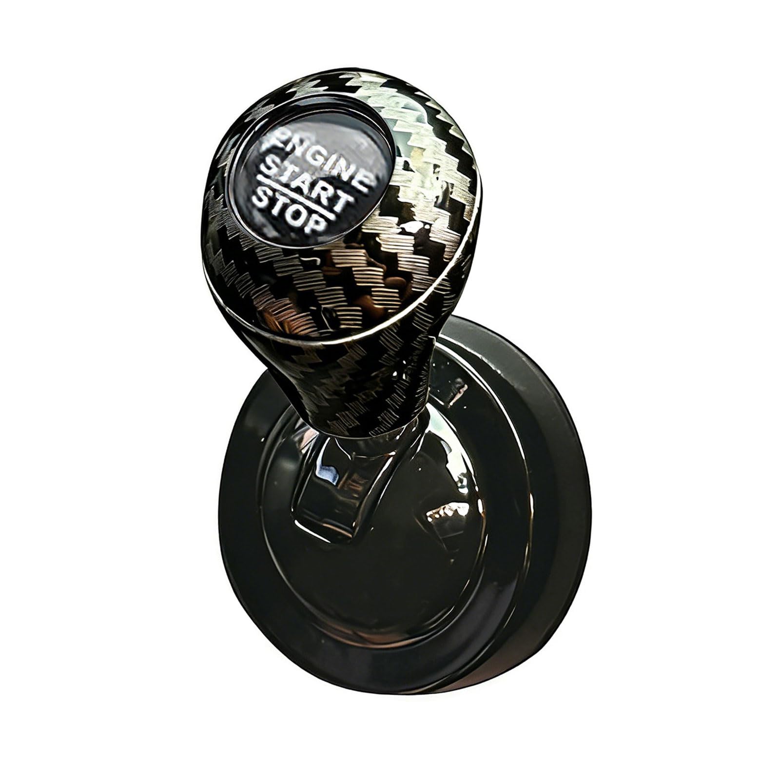 Maxtonser Push to Start Button Cover Retro Joystick Lever for Automotive Decoration Ergonomic Lever Easy Installation