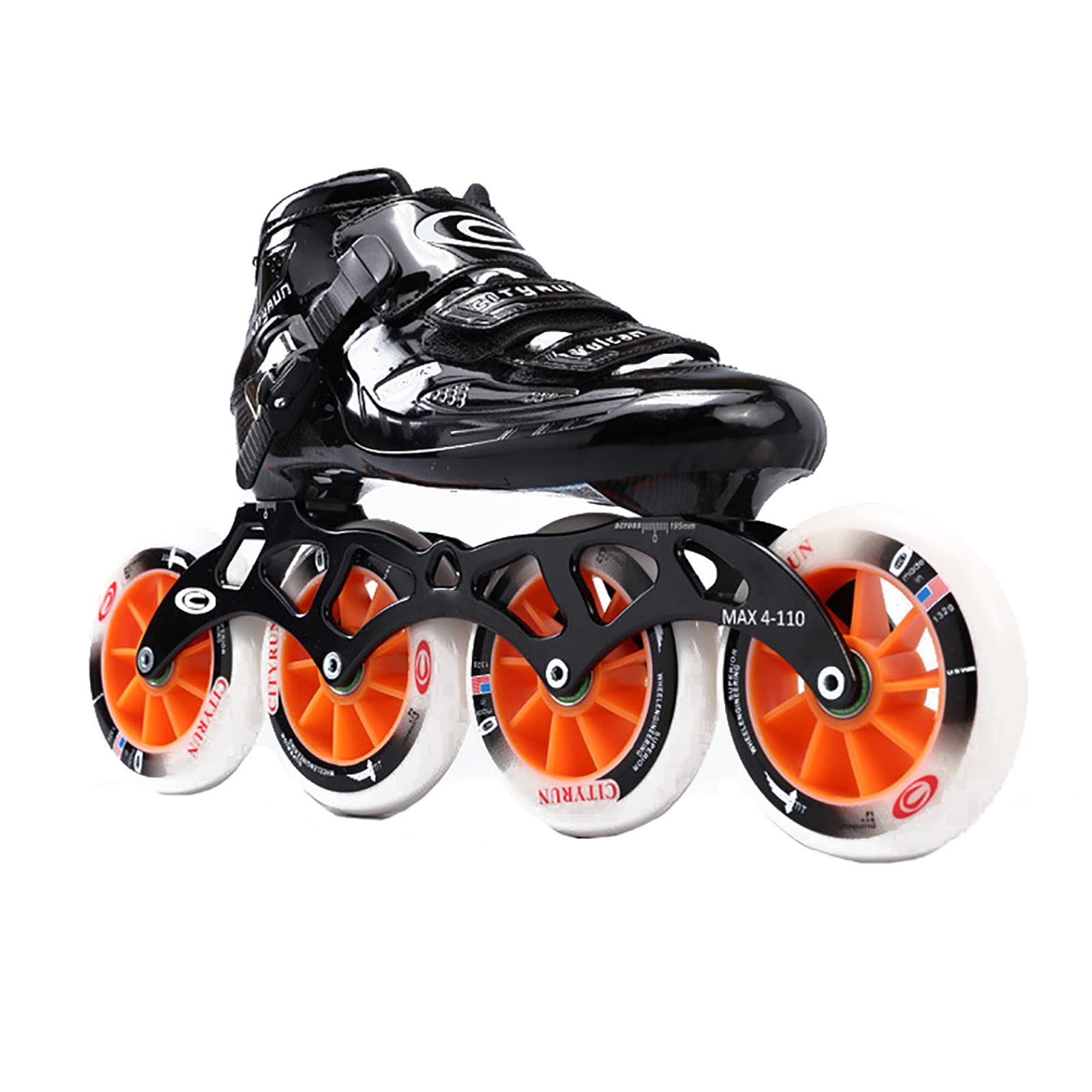 Professional Inline Speed Skates, 4 Wheels Carbon Fiber Skating Shoes Single Row Roller Skates,High Performance Speed Straight Skate Outdoor Inline Skate for Adult Children Unisex