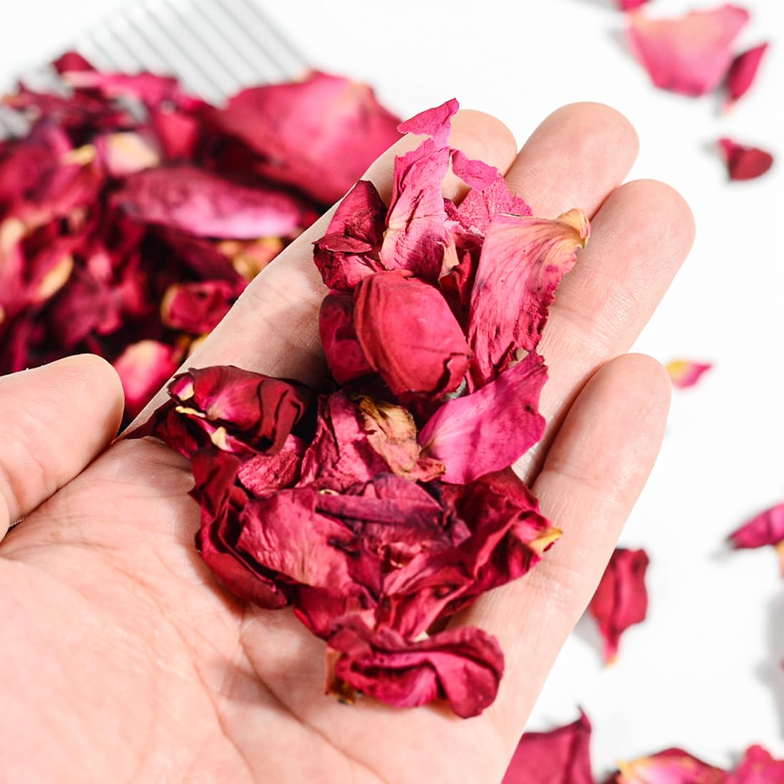 Texture Petali Di Rosa Essiccati Foglie Potpourri Fondo Di Boccioli Di Rosa Gm1473970397 503969115