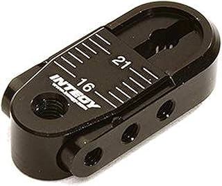 Integy RC Model C28401BLACK Alloy Adjustable Length Steering Servo Horn 25T for Traxxas TRX-4 (r=16-21mm)