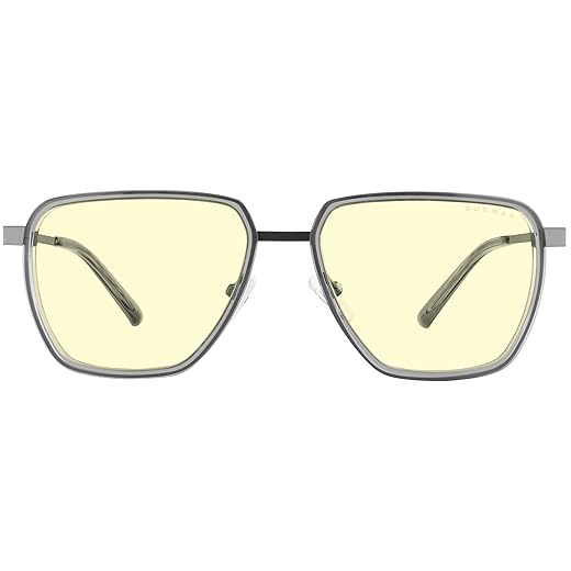 GUNNAR Gaming Glasses - ClixGaming Goggles Amber Lens - Blue Light Blocking Relieve Dry Eye