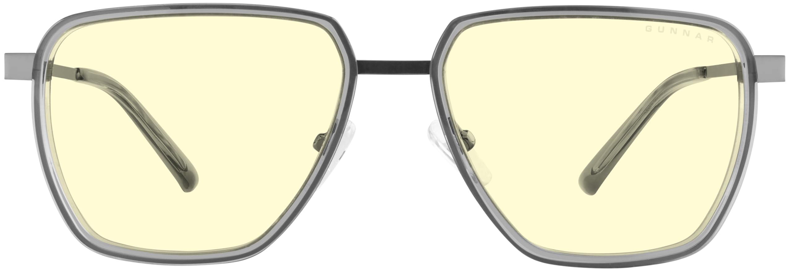 Gunnar Optiks × Clix Gaming-Brille Bernsteinlinsen – Hybrid-Polymer-Stahlrahmen mit G-Shield Plus