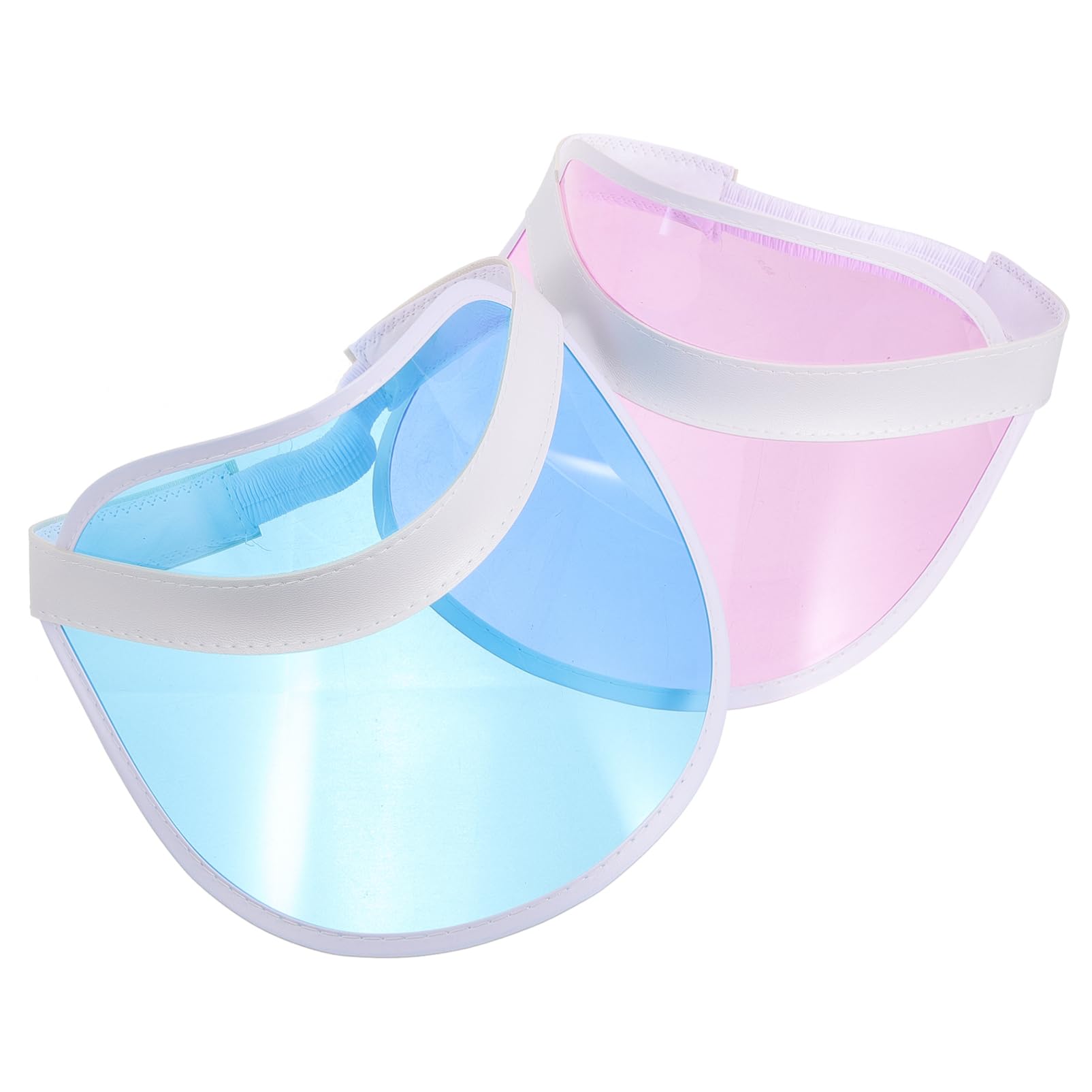 BESPORTBLE Sombrero para El Sol Gorra Transparente para El Sol Sombrero del Camionero Sombrero Parasol Sombreros De Verano para Mujer Tapa Sombrero De Copa Gorras El Plastico