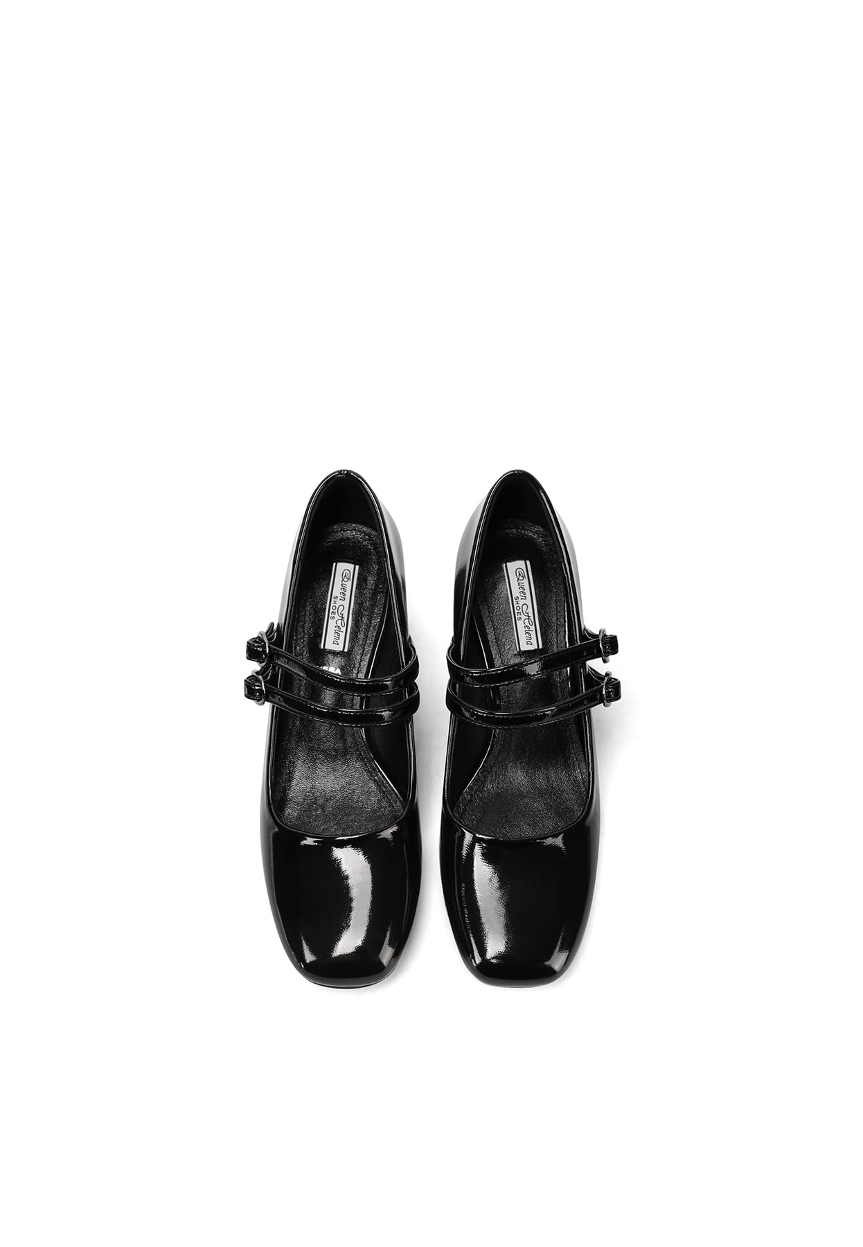 QUEEN HELENA ZM9849 - Zapatos bajos elegantes con correa para mujer