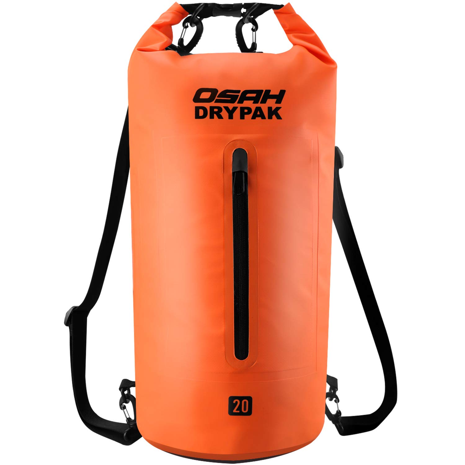 OSAH DRYPAK Borse Impermeabile Sacca Dry Bag 5L 10L 15L 20L 30L con Tracolla Regolabile per Spiaggia Sport d'Acqua Trekking Kayak Canoa Pesca Rafting Nuoto Campeggio