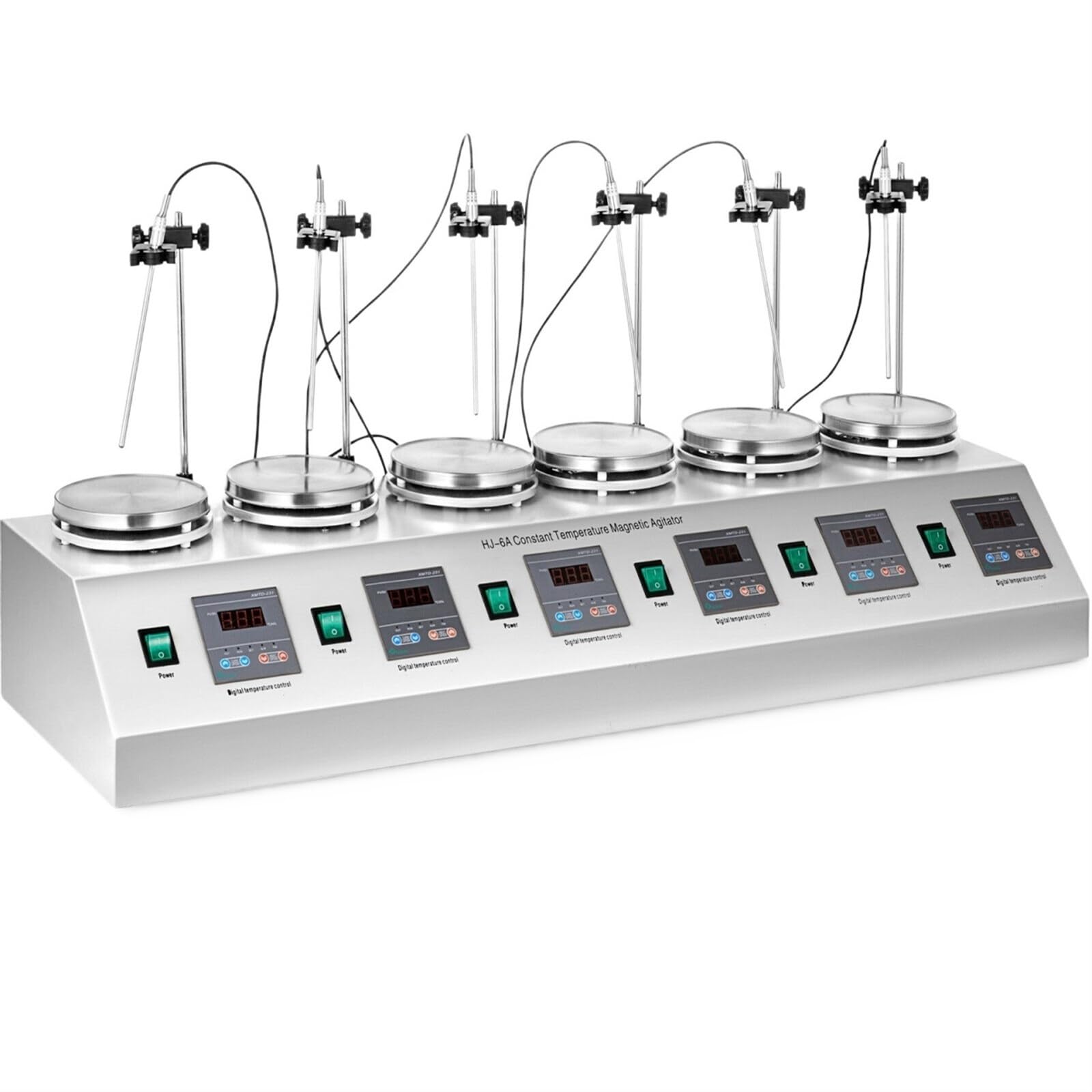 Agitador magnético con placa caliente, mezclador eléctrico, batidora portátil, barra agitadora for laboratorio químico(1 Heads)