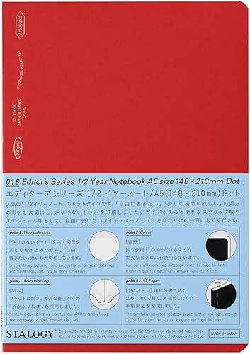 Miniatura 9 de STALOGY 018 Editor's Series Cuaderno de 12 año (A5amarillo)