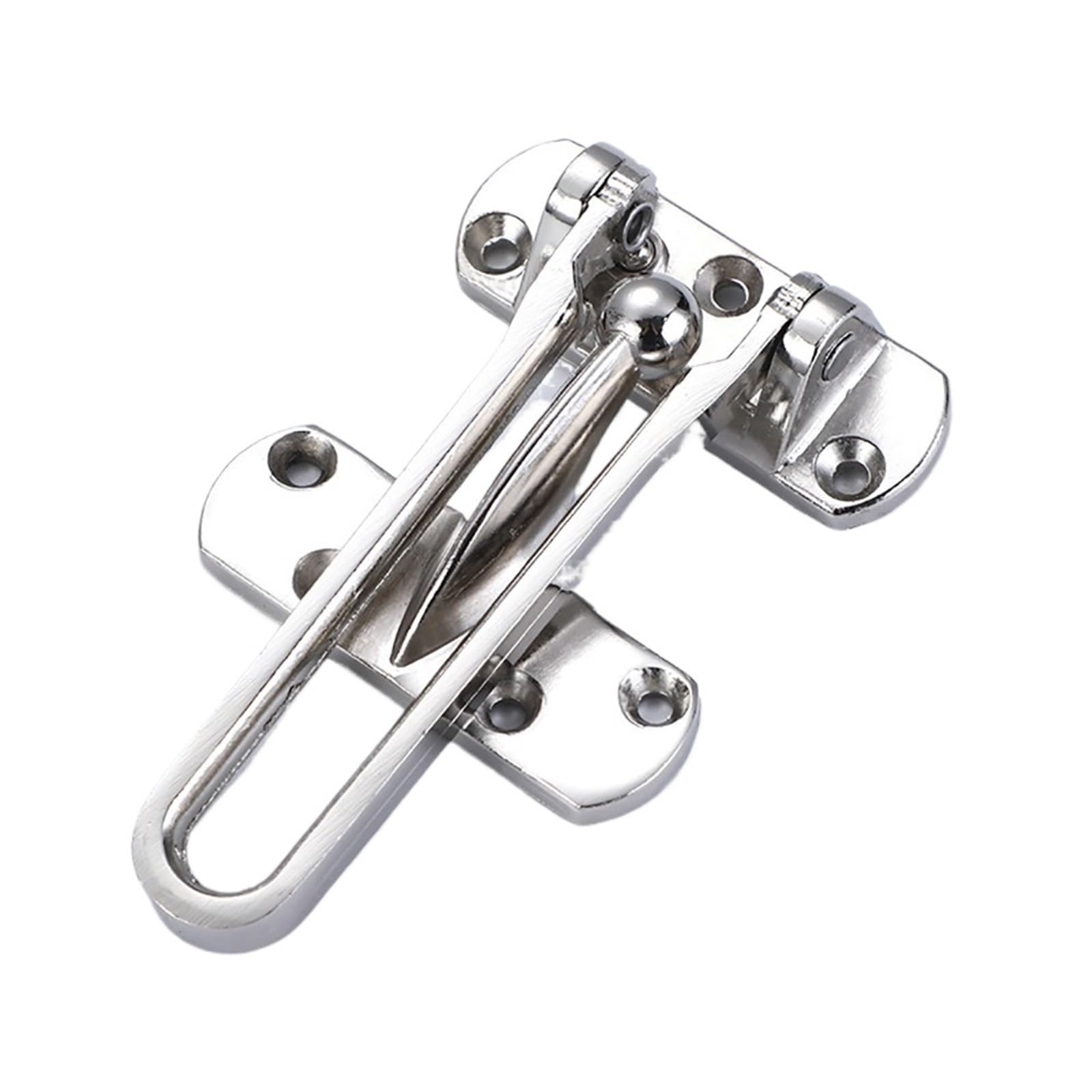Swing Bar Door Lock 4pcs Lock Latch Zinc Alloy Reinforcement Buckle Accessories(Color3)