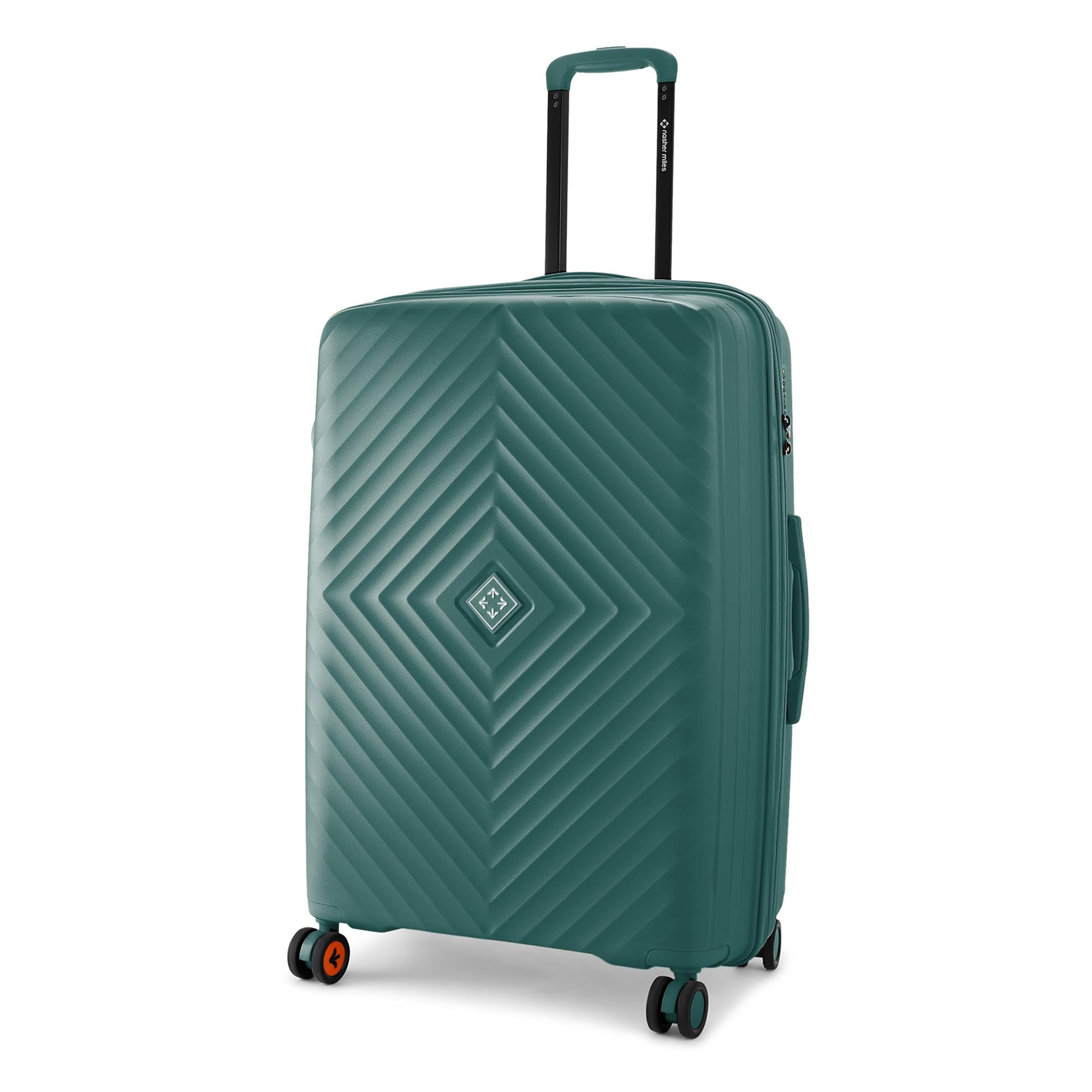 Antwerp Hard-Sided Polypropylene Check-in Luggage 28 inch | 75cm TSA Lock 8 Wheels & Expander Large Trolley Bag for Travel | Suitcase (Dark Green)