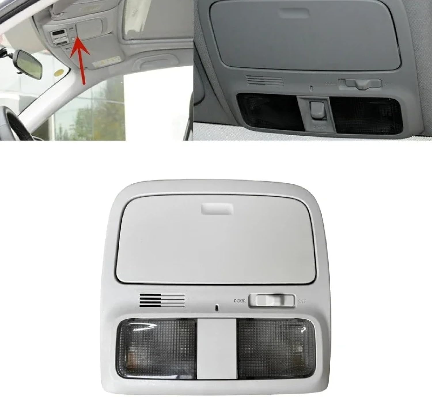 Car Interior Sunroof Overhead Console Dome Light Lamp Switch for Subaru for 2009 2010 2011 2012 2013