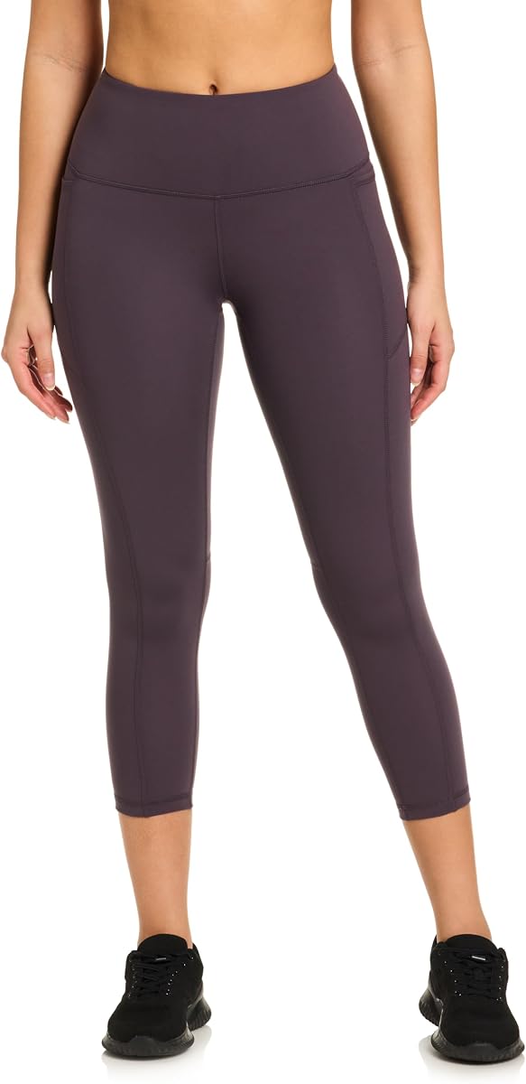 Reebok Women's Odyssey Highrise Capri Leggings, 22-inch Inseam