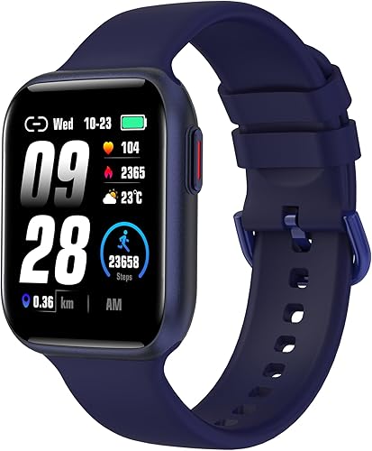 BRIBEJAT BT4 - Reloj inteligente para mujer compatible con teléfonos iPhone Samsung Android marcadorrespuesta de llamada pantalla HD 25D de 175