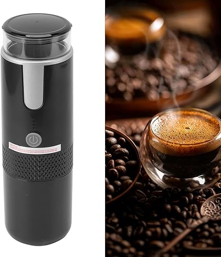 Miniatura 2 de Cafetera portátil compatible con cápsulas K Cup, café molido, cafetera de mano operada manualmente para acampar y senderismo