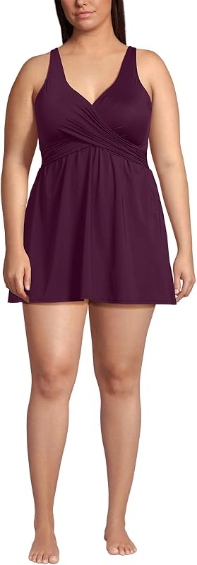 Women's Slender Wrap Swim Dress