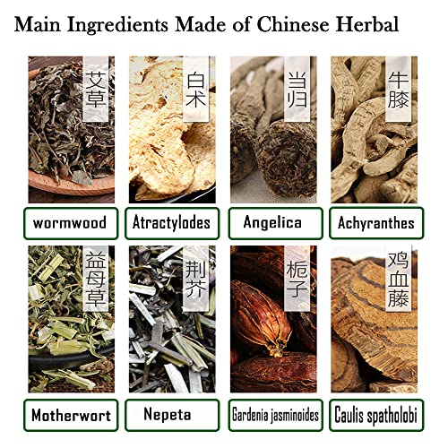 XINANDYAO 100Bags Mugwort Herb Foot Soak , Lymphatic Drainage Chinese Herbal Organic Wormwood Leg Foot Bath Bag, Chinese Herbal Foot Bath Spa Powder Kits Foot Reflexology Rela 100pcs