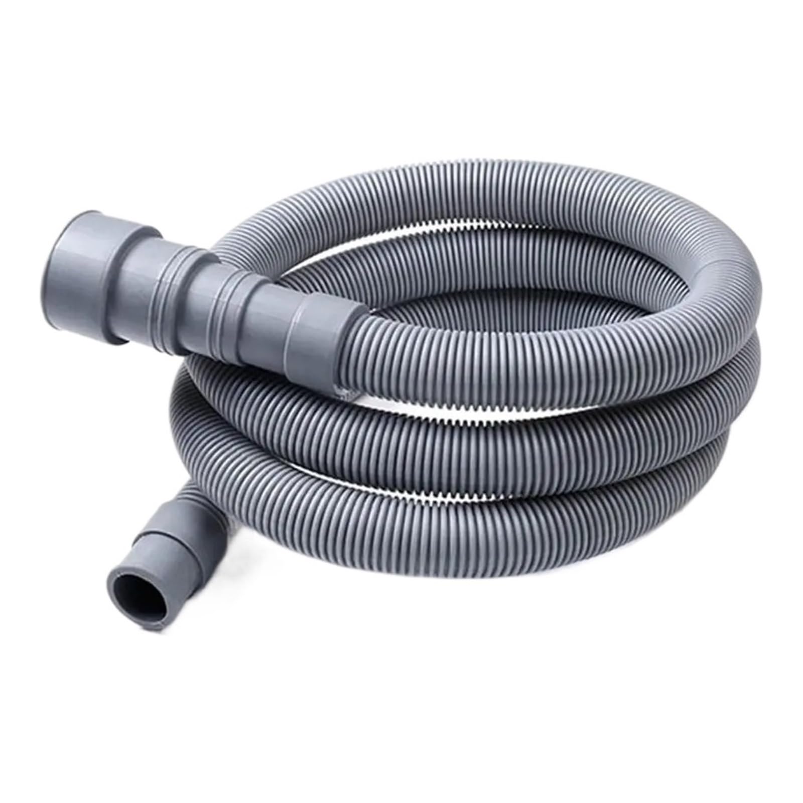 Ablaufschlauch for Waschmaschinen, gewellter, flexibler for, 1-5 m, Wasserhahnzubehör(5m)