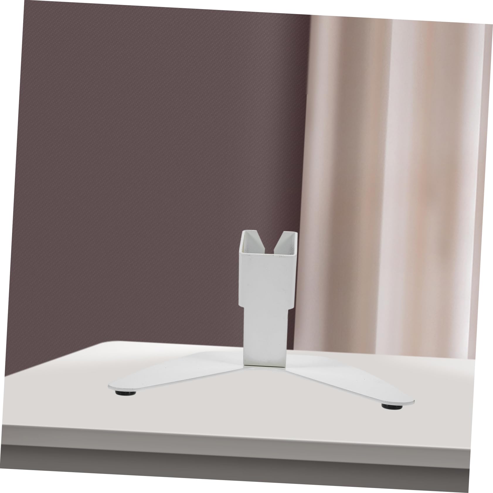 Abaodam Supporto per Strumenti Fiato Digitali in Ferro Bianco, Stabile | Aerofoni Elettronici e Opere D’arte, Struttura Robusta, Antiscivolo, per Amici Collezionisti