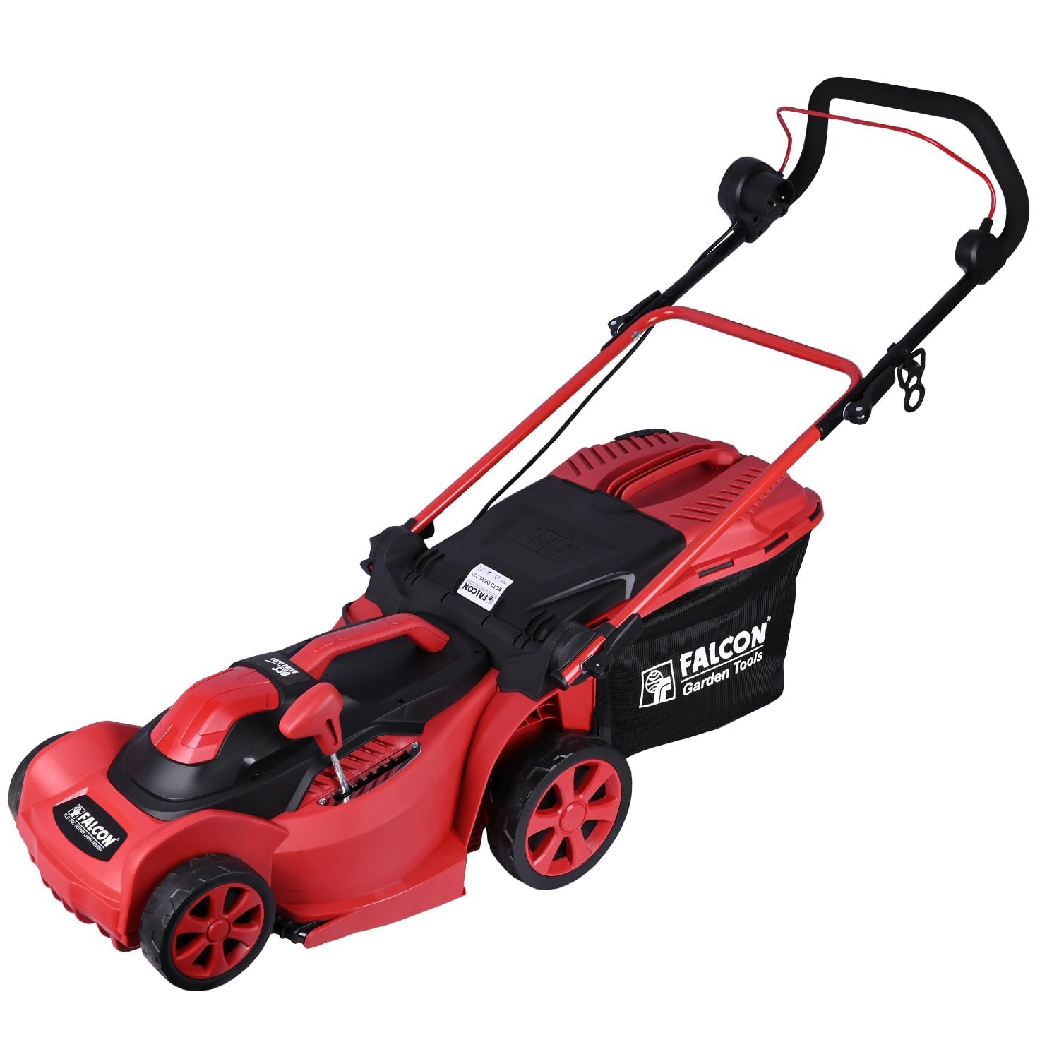 FALCON Roto Drive-330 1400W 14" Electric Rotary Lawn Mower 3500 RPM Grass Cutting Machine with 35L Catcher Box & 7 Adjustable Heights for Maintaining Garden Upto 300 Square Meters (Without Cable)-image-28